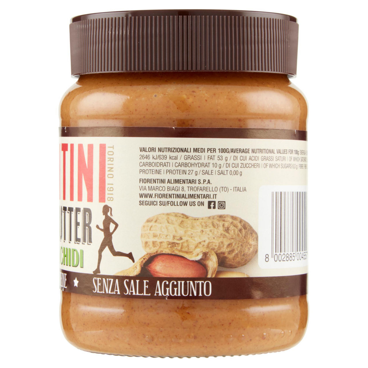 CREMA 100% ARACHIDI PEANUT BUTTER VASO G 350 - Immagine 21