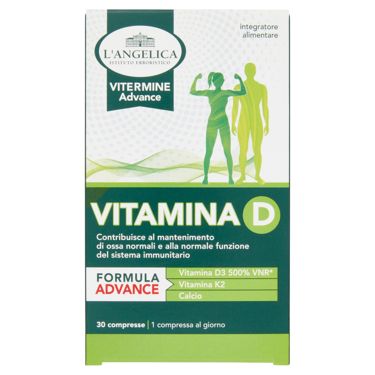 Integratore alimentare vitamina D 30 capsule - Immagine 01