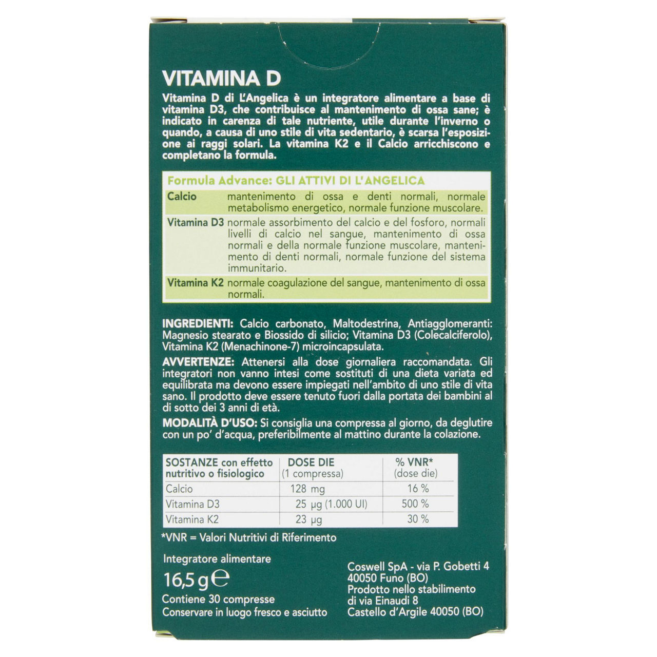 Integratore alimentare vitamina D 30 capsule - Immagine 51