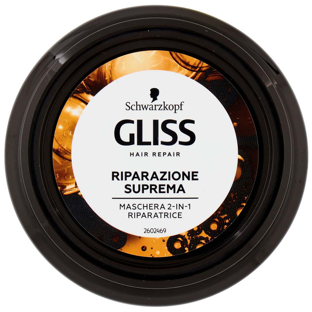 Maschera schwarzkopf gliss riparazione suprema ml 300 - Immagine 41