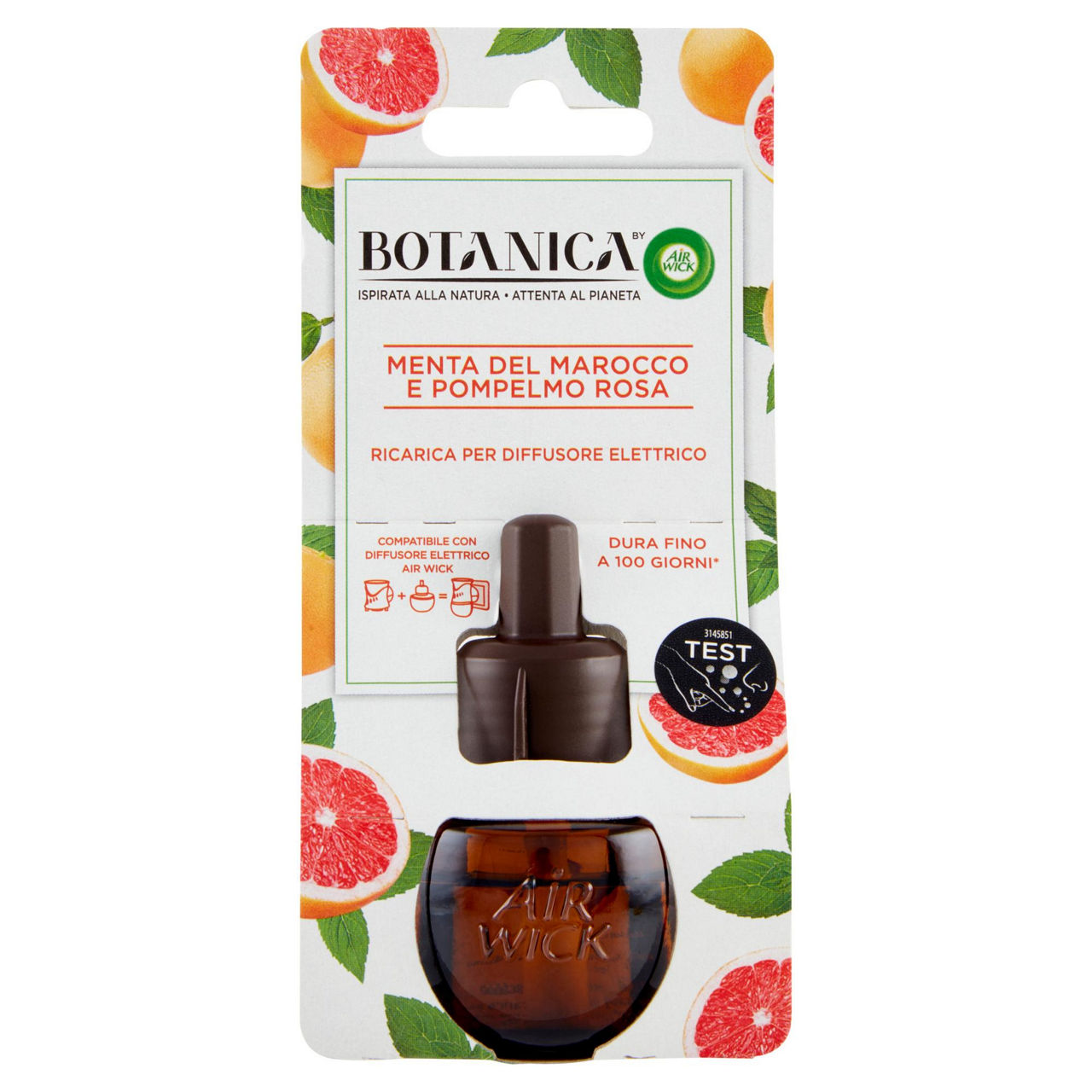 Profumatore ambienti menta del marocco & pompelmo rosa elett ricarica 19 ml - Immagine 01