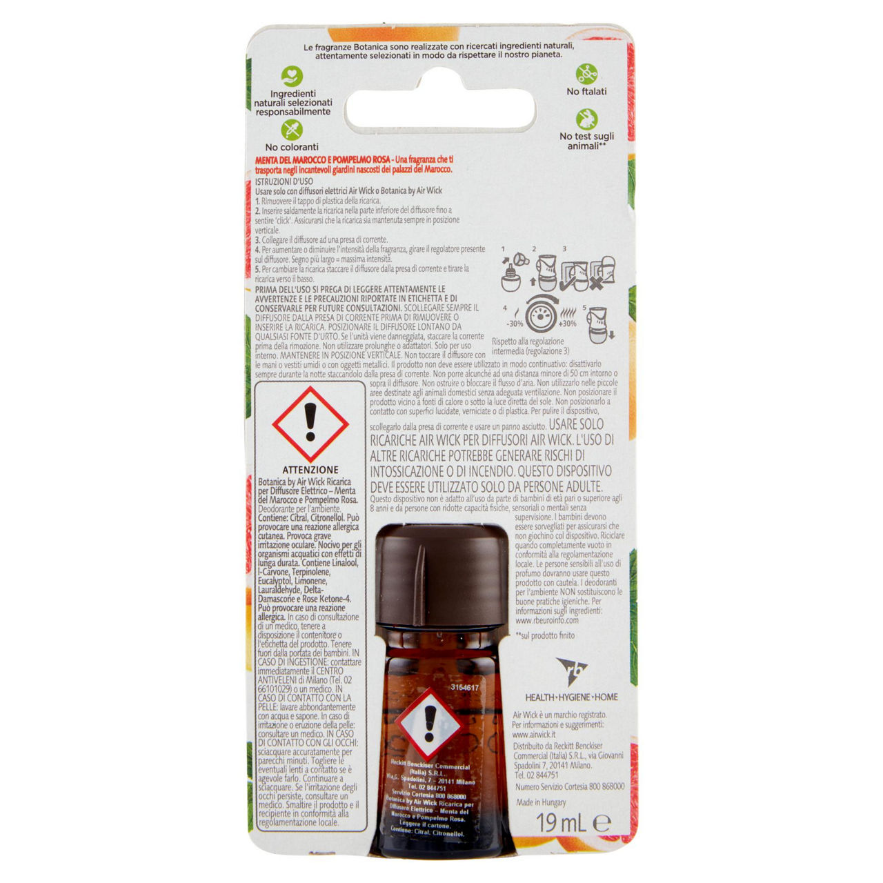 Profumatore ambienti menta del marocco & pompelmo rosa elett ricarica 19 ml - Immagine 11