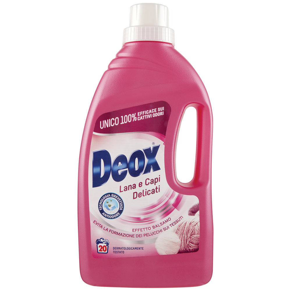 Detergente liquido deox lana e capi delicati 20lav+2gratis l 1,1