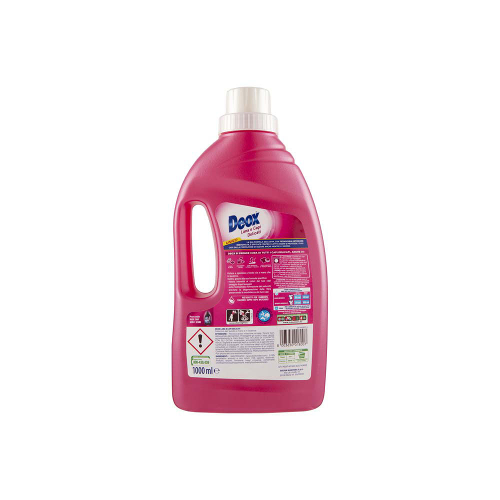 Detergente liquido deox lana e capi delicati 20lav+2gratis l 1,1 - Immagine 21