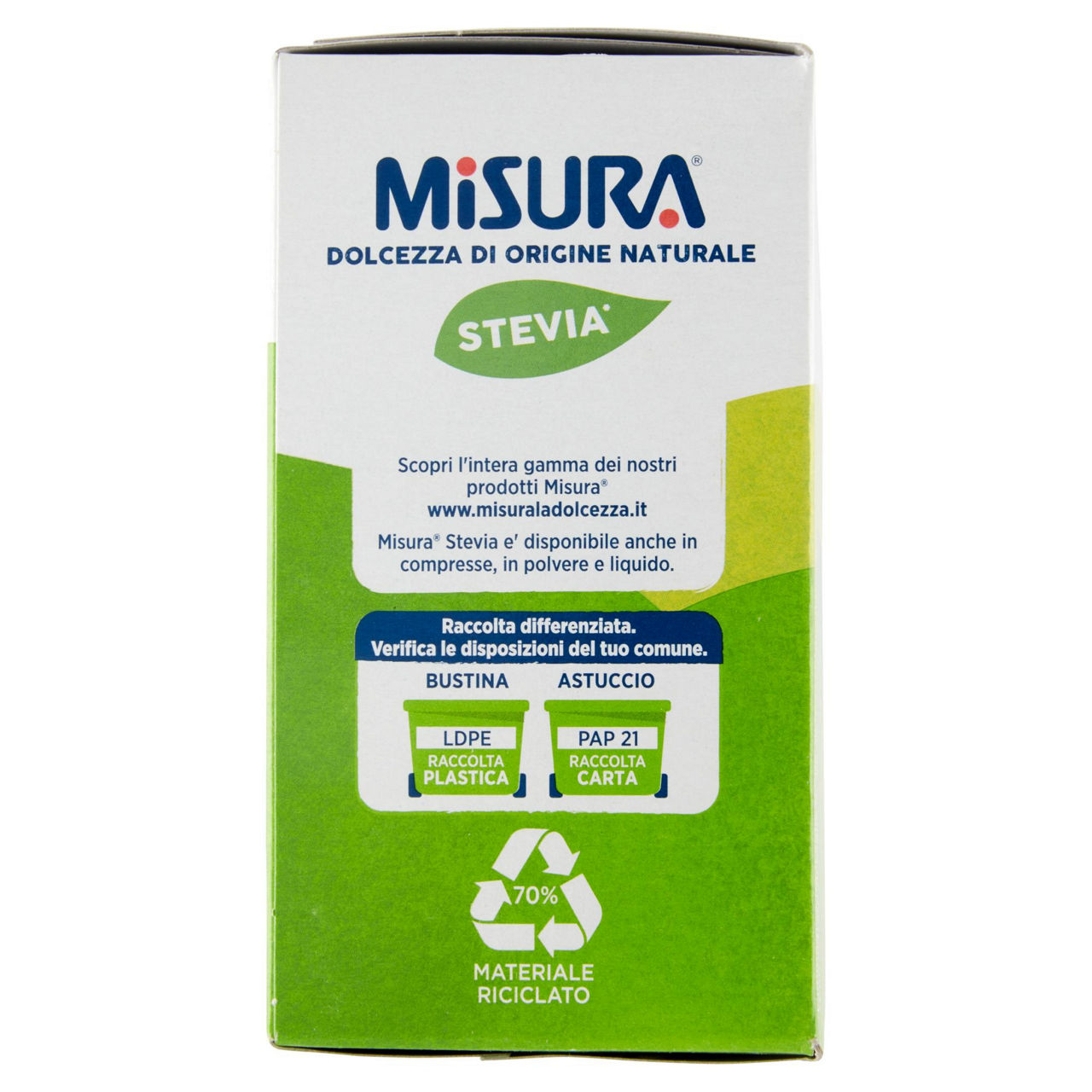 Dolcificante stevia in bustine 50 pz 75 gr - Immagine 21
