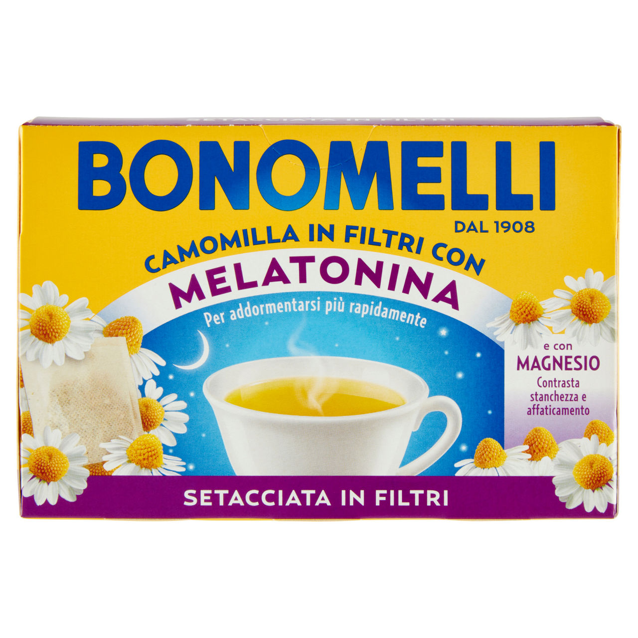 Camomilla setacciata con melatonina 14 filtri  - Immagine 01