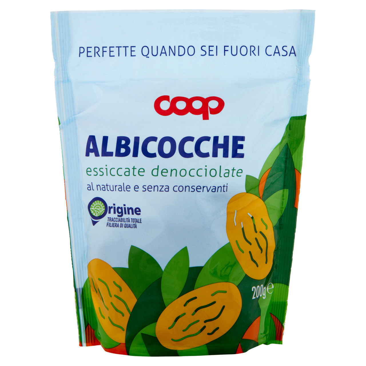 Albicocche essiccate al naturale denocciolate 200 gr - Immagine 01
