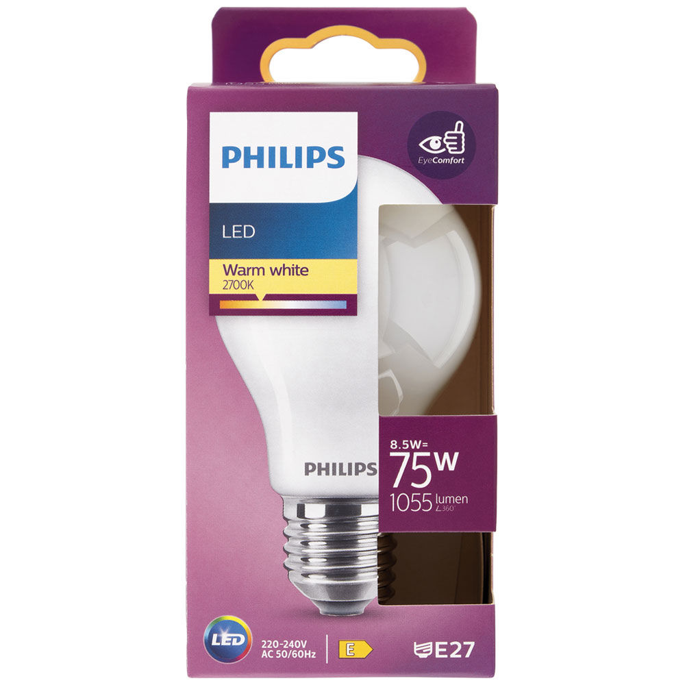 Lampadina led goccia 75w attacco e27 luce calda non dimmerabile