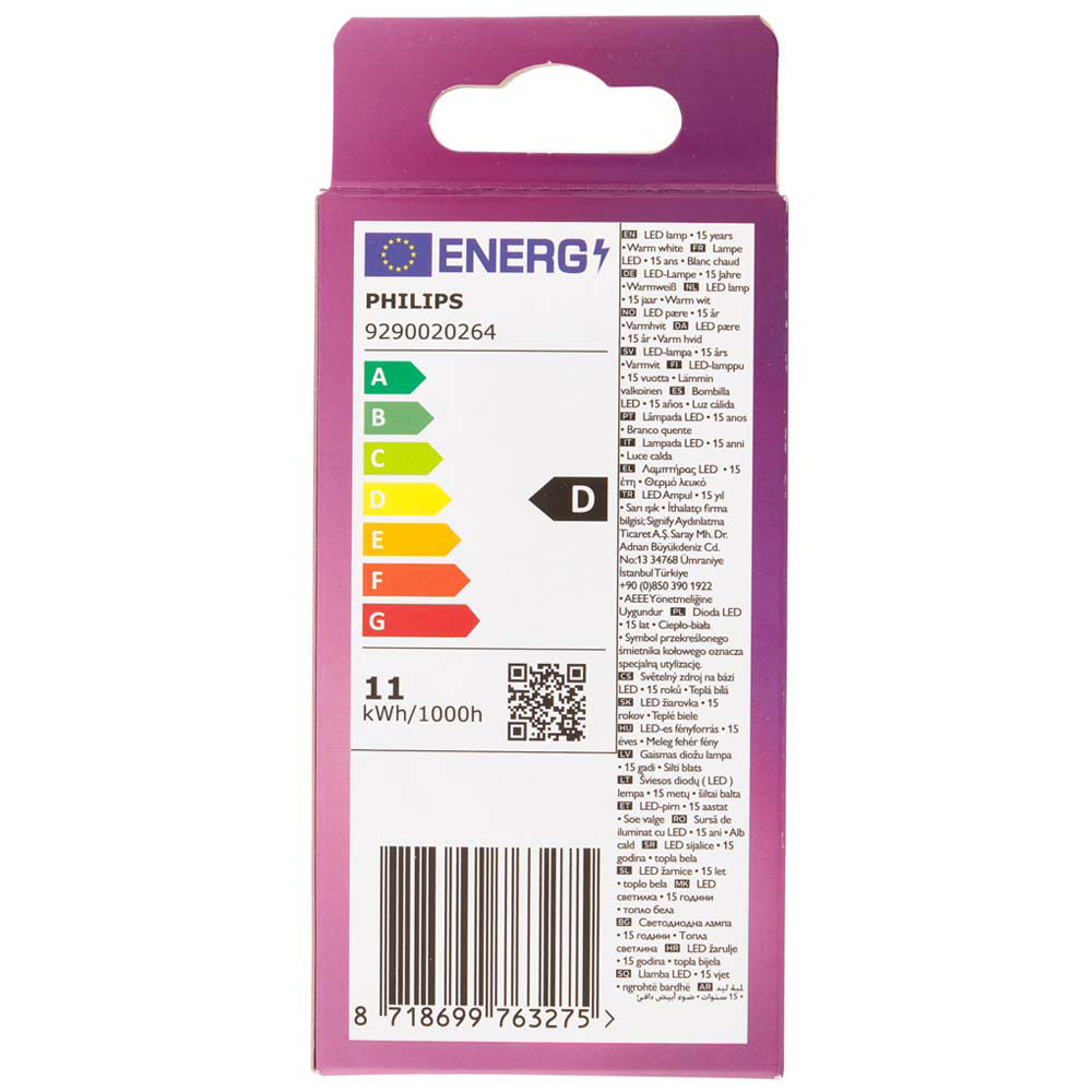 Led goccia vetro 100w e27 2700k non dim - Immagine 21