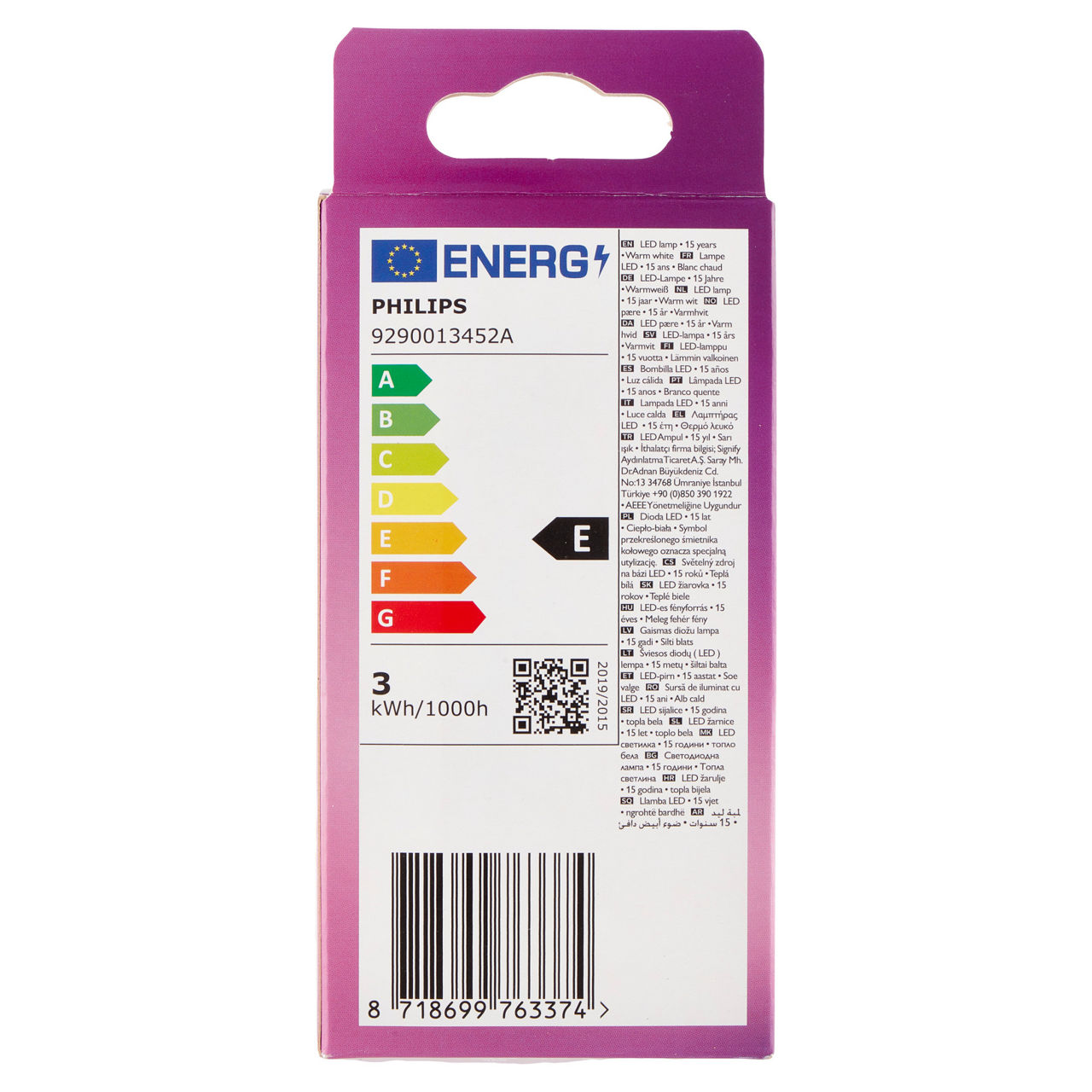 Lampadina led candela 25w attacco e14 luce calda non dimmerabile - Immagine 21