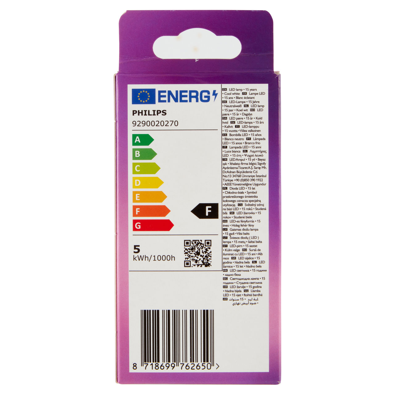 Lampadina led candela 40w attacco e14 luce fredda non dimmerabile - Immagine 91