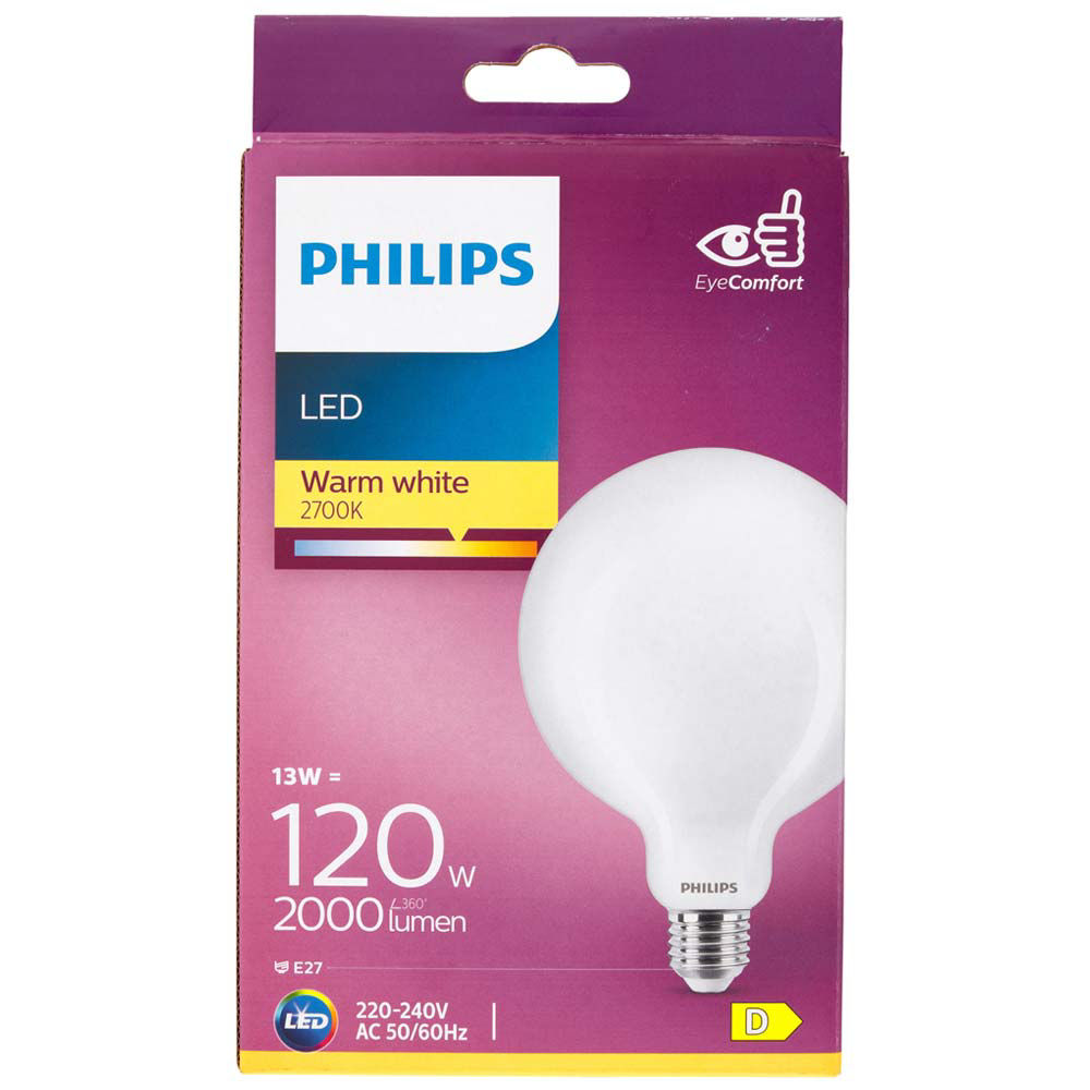 Lampadina led globo 120w attacco e27 luce calda non dimmerabile - Immagine 21