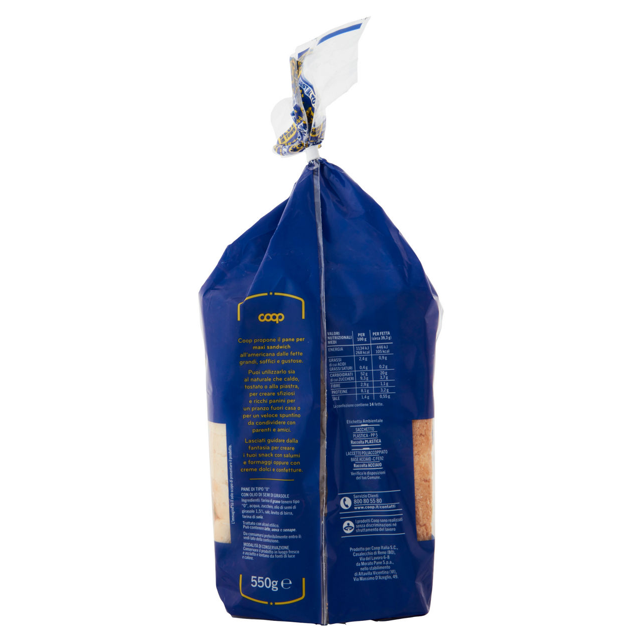 Pane a fette per maxi sandwich coop g 550 - Immagine 21