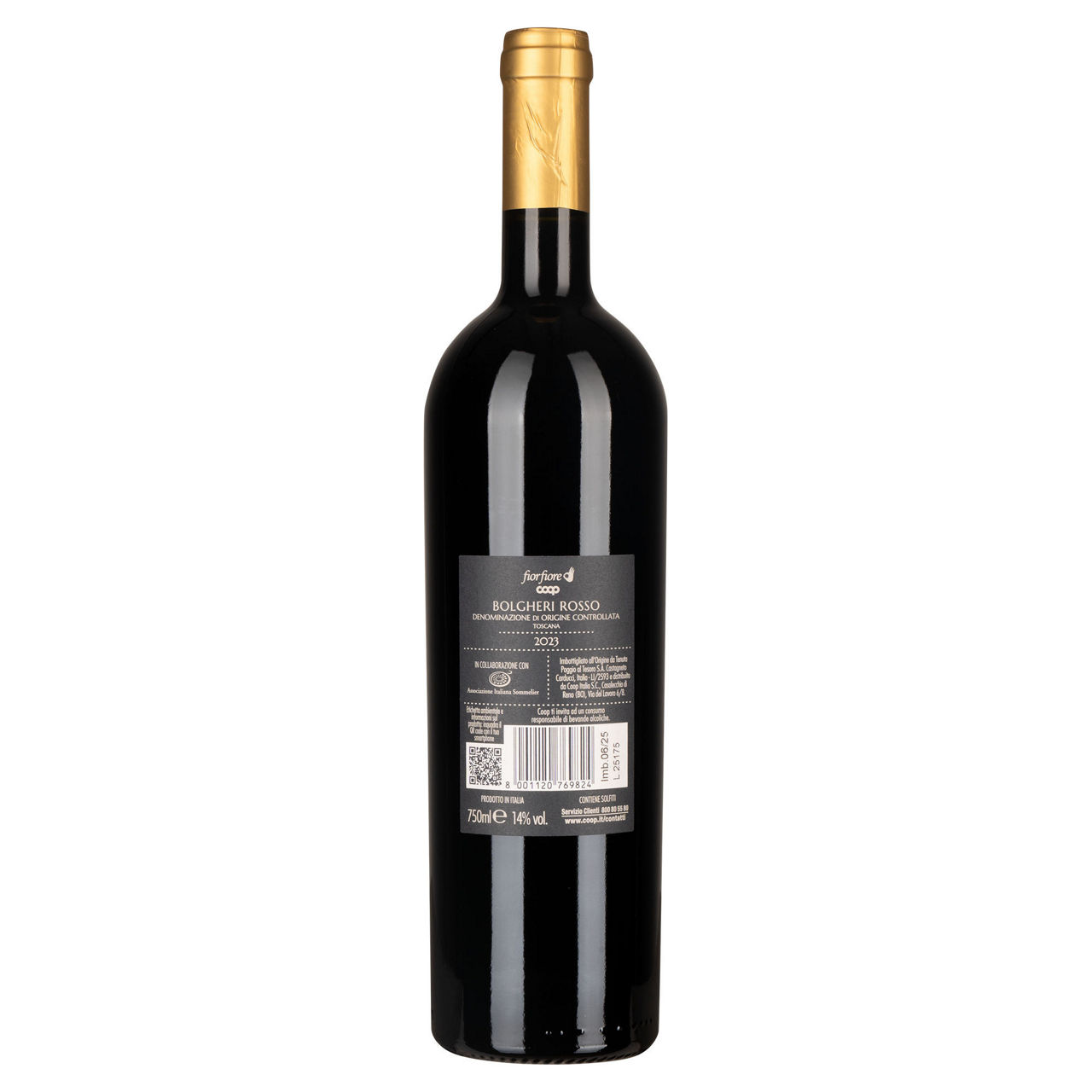 Vino rosso Bolgheri Rosso DOC Fior Fiore Coop 750 ml  - Immagine 31