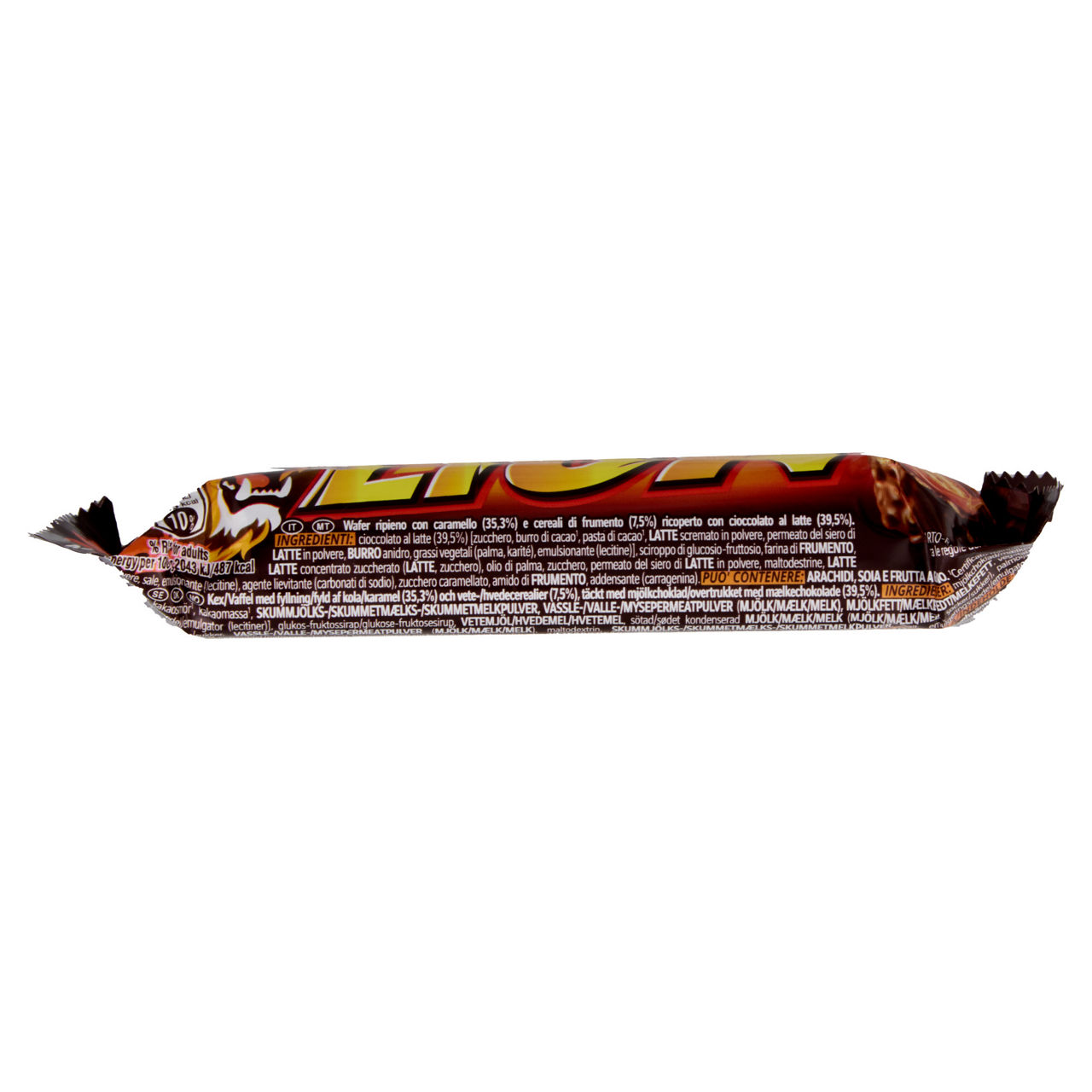 Wafer ripieno con caramello e cereali ricoperto di cioccolato al latte 42 gr - Immagine 41