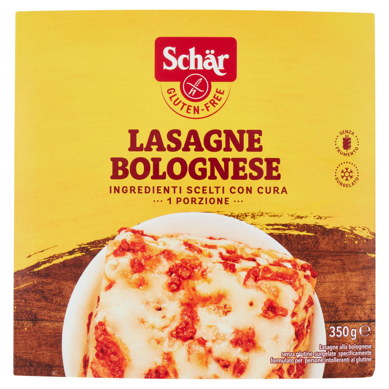 Lasagne alla Bolognese senza glutine surgelate 350 gr - Immagine 01
