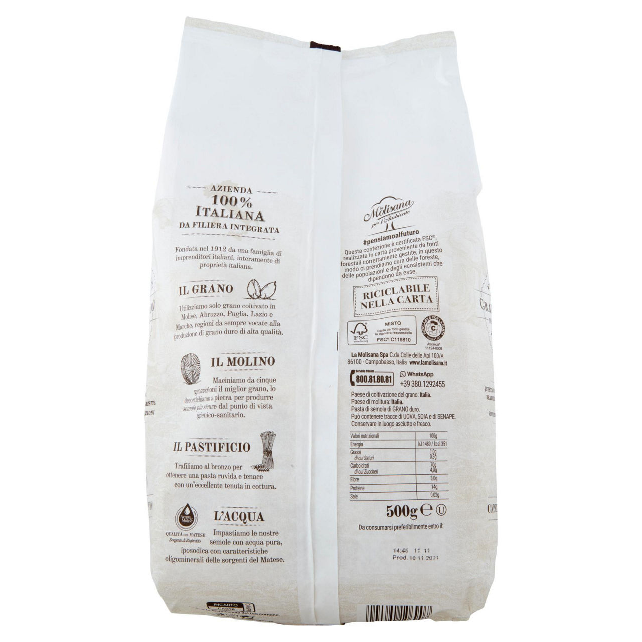 Capelli d'angelo n. 100 pasta di semola di grano duro 500 gr - Immagine 41