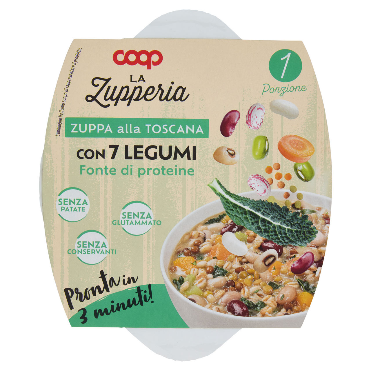 Zuppa alla Toscana con 6 legumi 350 gr - Immagine 01