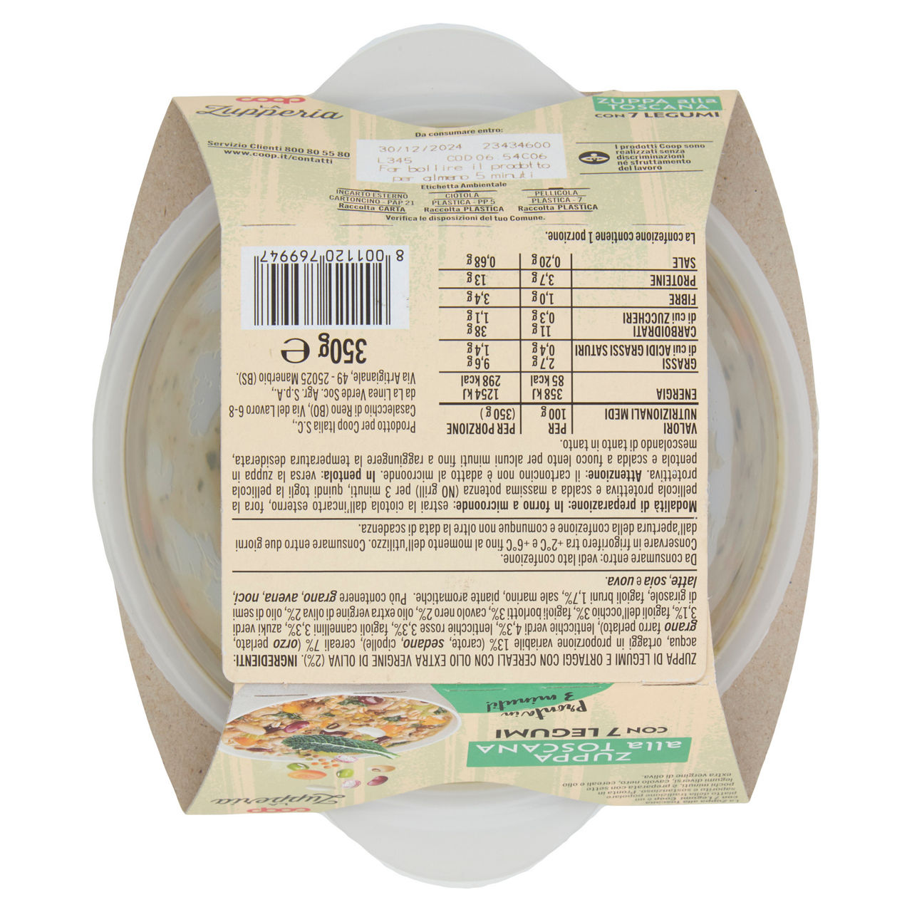 Zuppa alla Toscana con 6 legumi 350 gr - Immagine 21