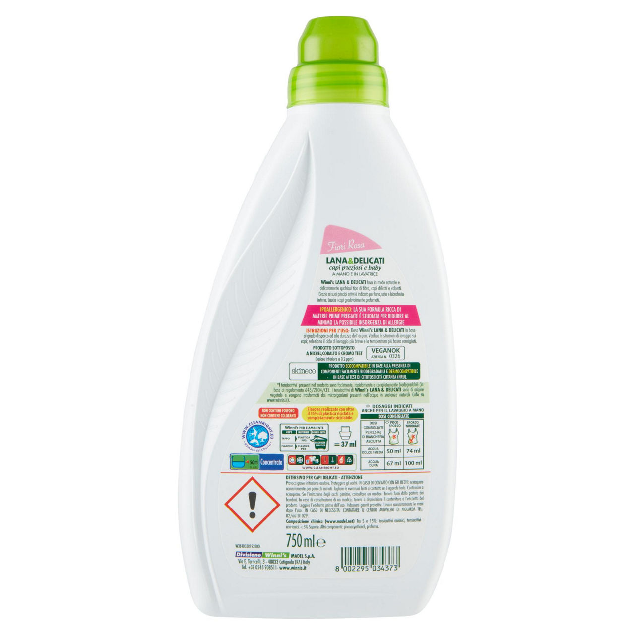 Detersivo lana e delicati concentrato winni"s naturel flacone 15lv ml 750 - Immagine 21