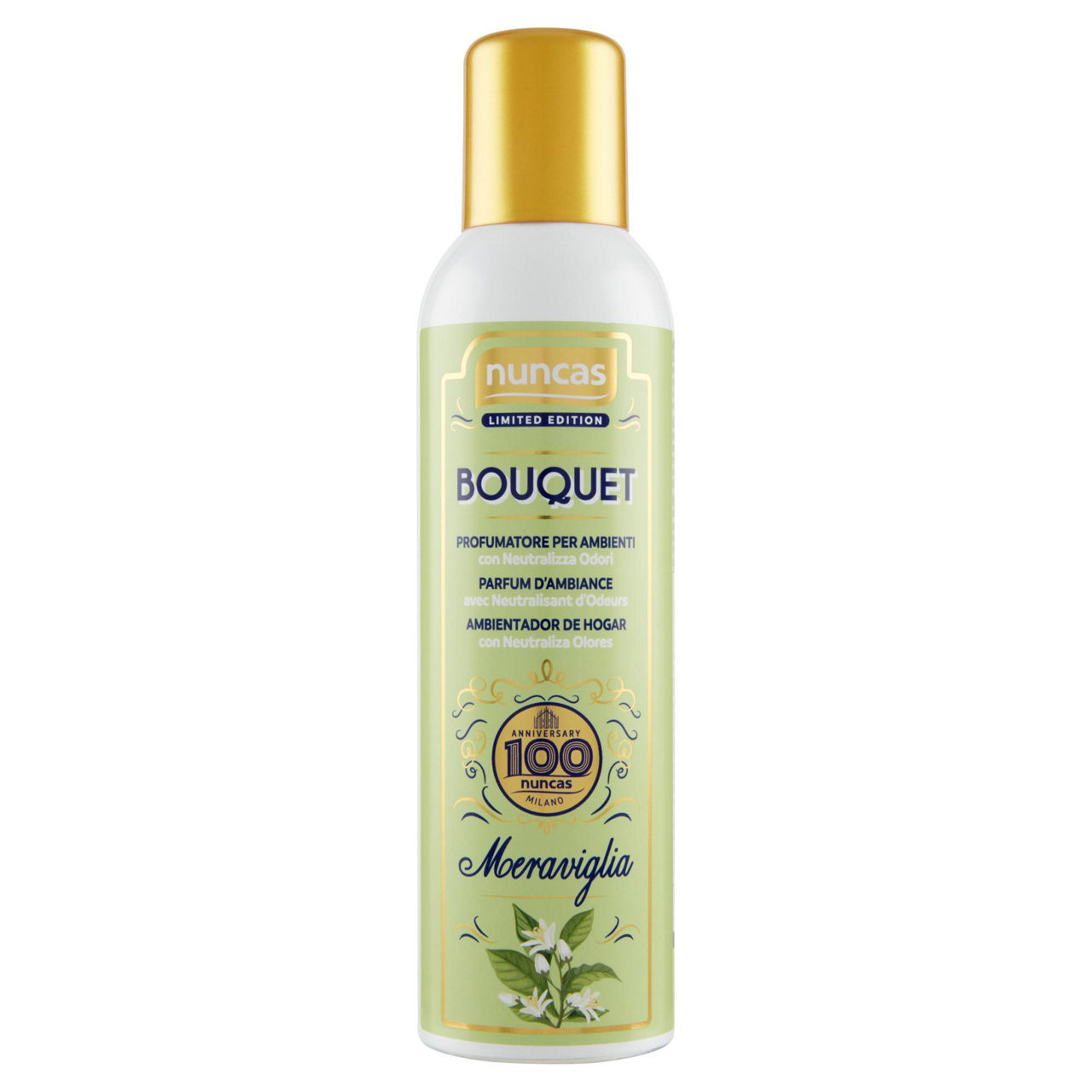 Deodorante per ambiente bouquet meraviglia nuncas spray 250 ml - Immagine 01