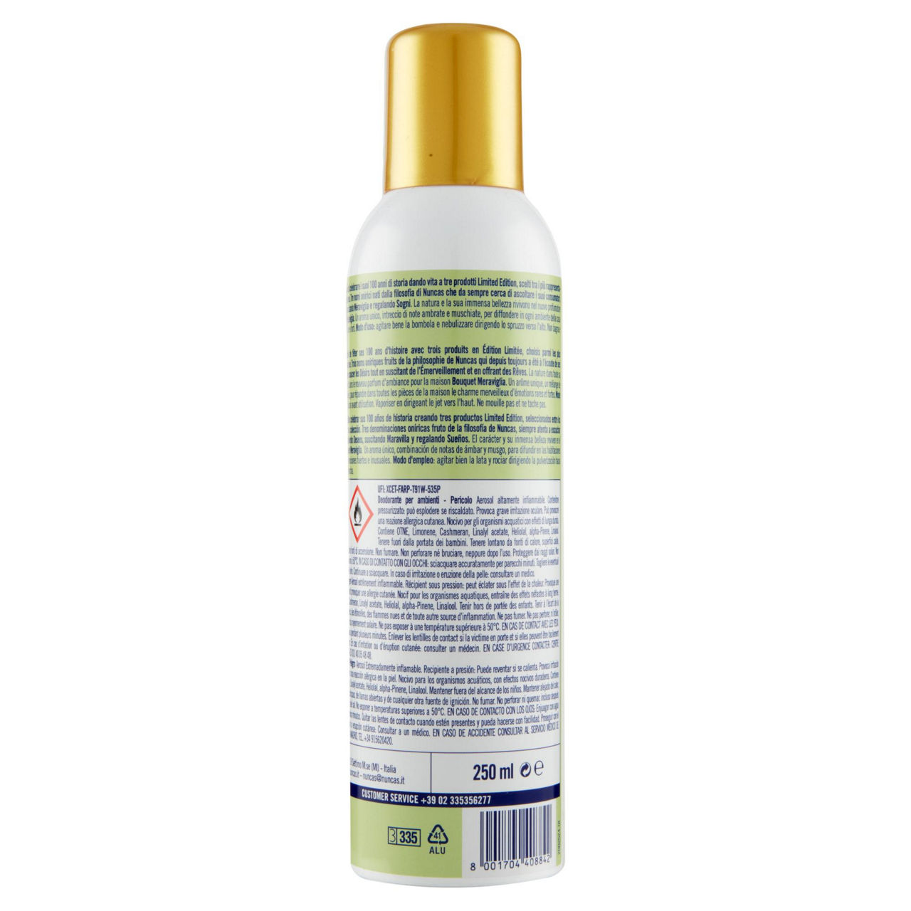 Deodorante per ambiente bouquet meraviglia nuncas spray 250 ml - Immagine 41