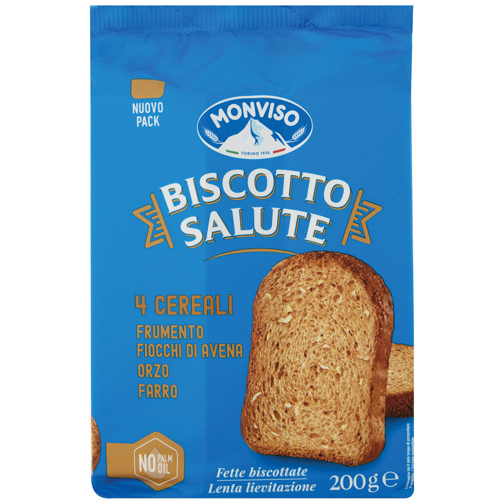 Fette biscottate con 4 cereali 24 fette 200 gr - Immagine 01