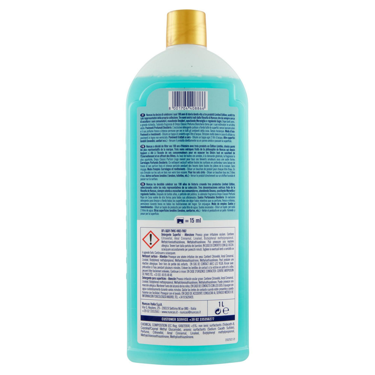 Detergente pavimenti profumati desiderio nuncas 1lt - Immagine 21