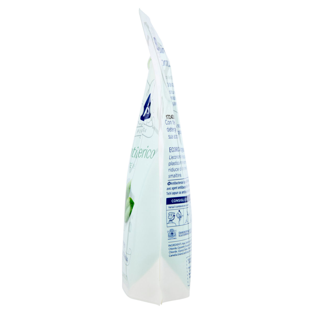 Ricarica sapone liquido ecopouch neutro roberts antibatterico ml 400 - Immagine 21