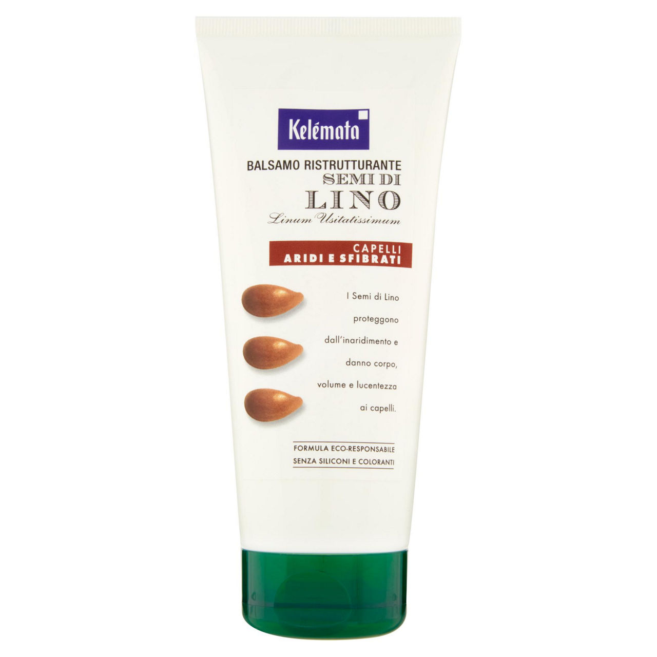 Balsamo kelemata capelli ristrutturati semi di lino ml200 - Immagine 01