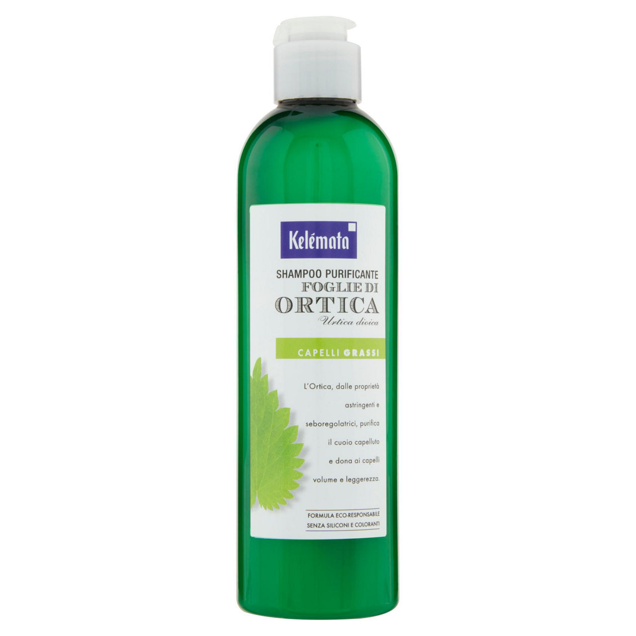 Shampoo kelemata capelli grassi ortica ml250 - Immagine 01