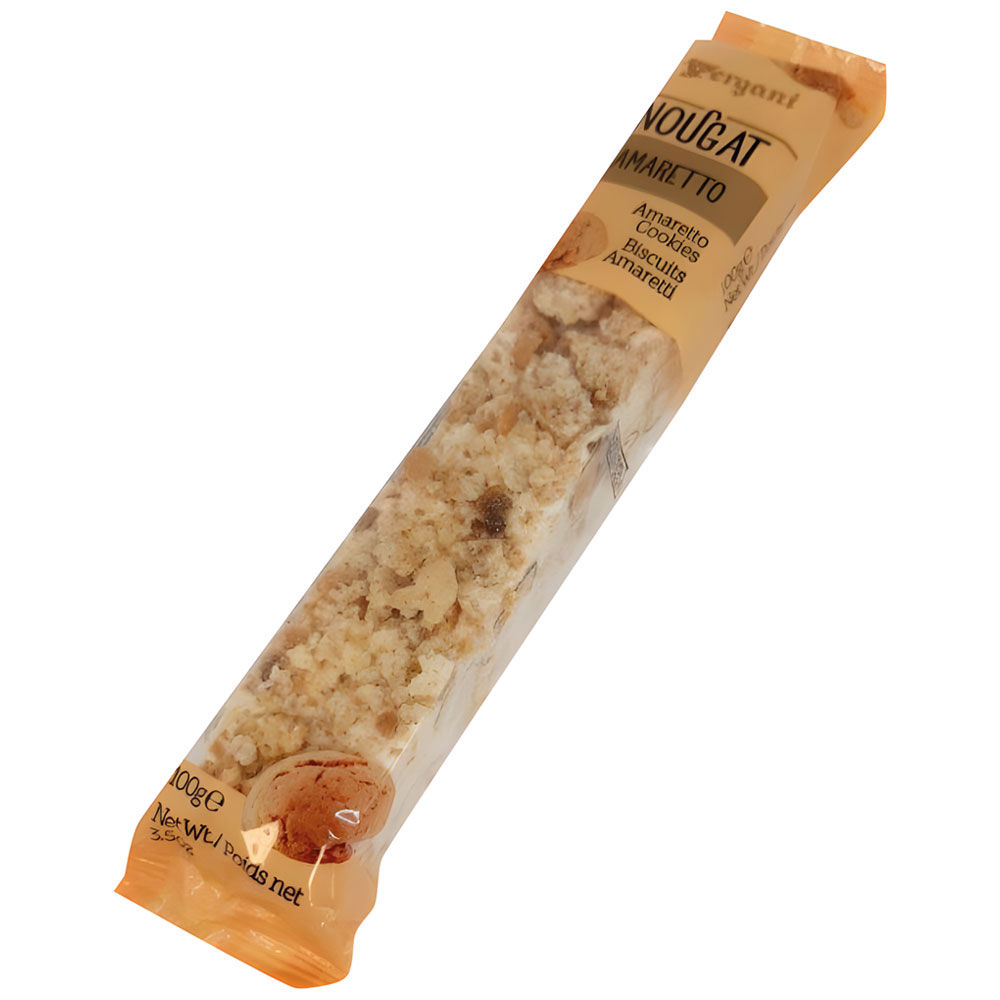 Stecca di torrone morbido gusto amaretto 100 gr