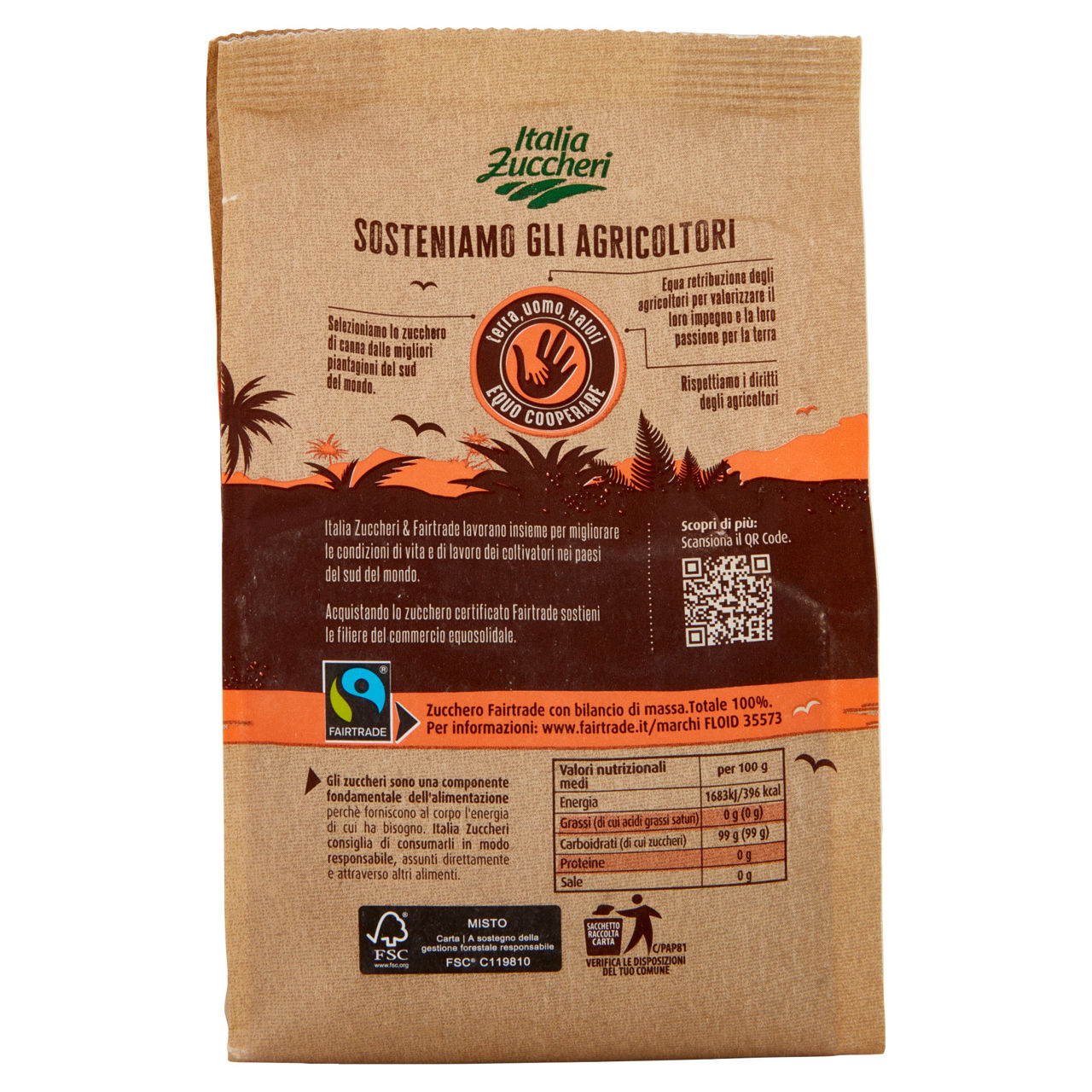 Zucchero di canna grezzo Dark Brown Malawi 500 gr - Immagine 11