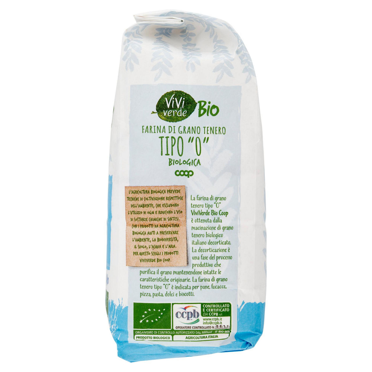Farina di grano tenero tipo 0 bio viviverde coop sacchetto kg 1 - Immagine 21