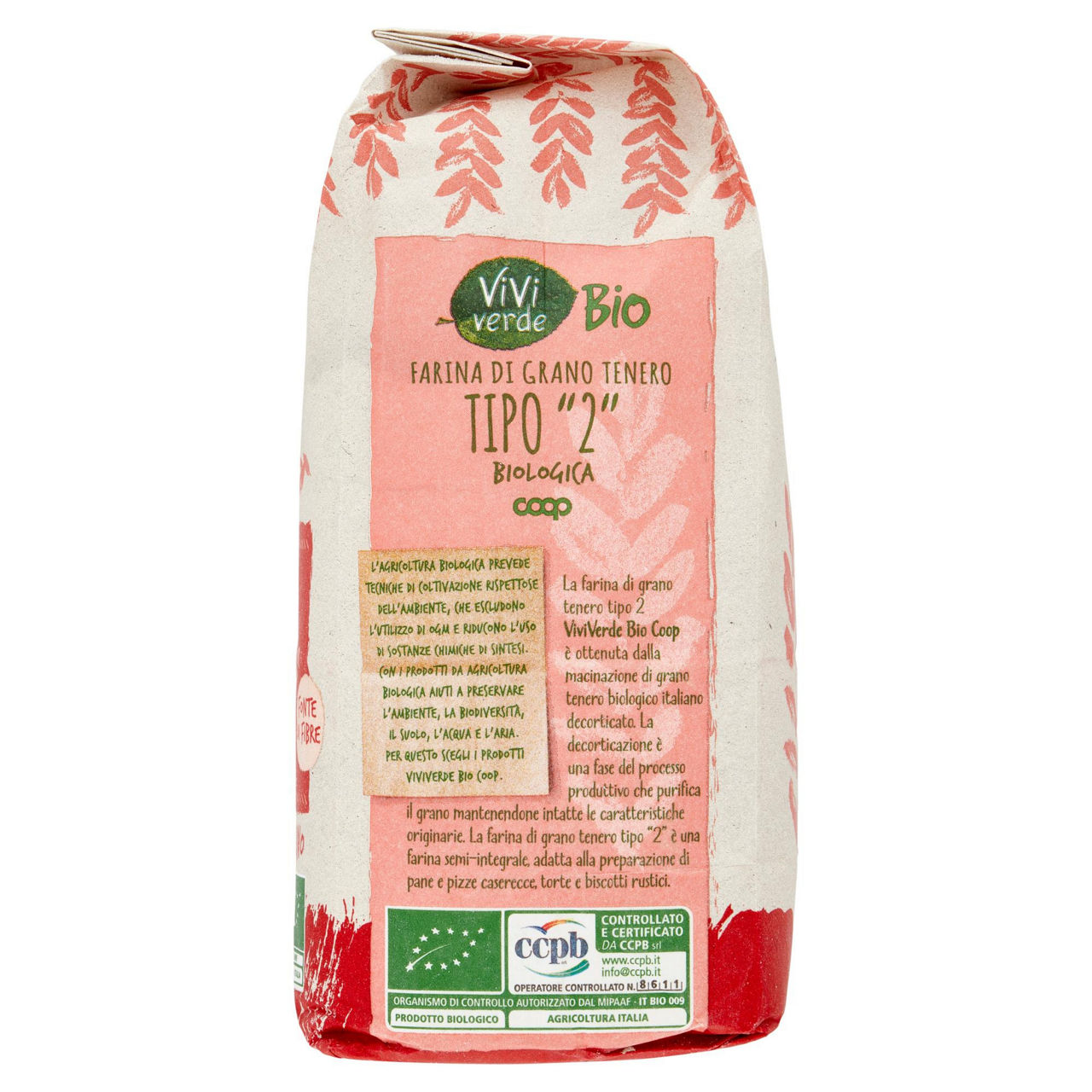 Farina di grano tenero tipo e biologico vivi verde 1kg - Immagine 61