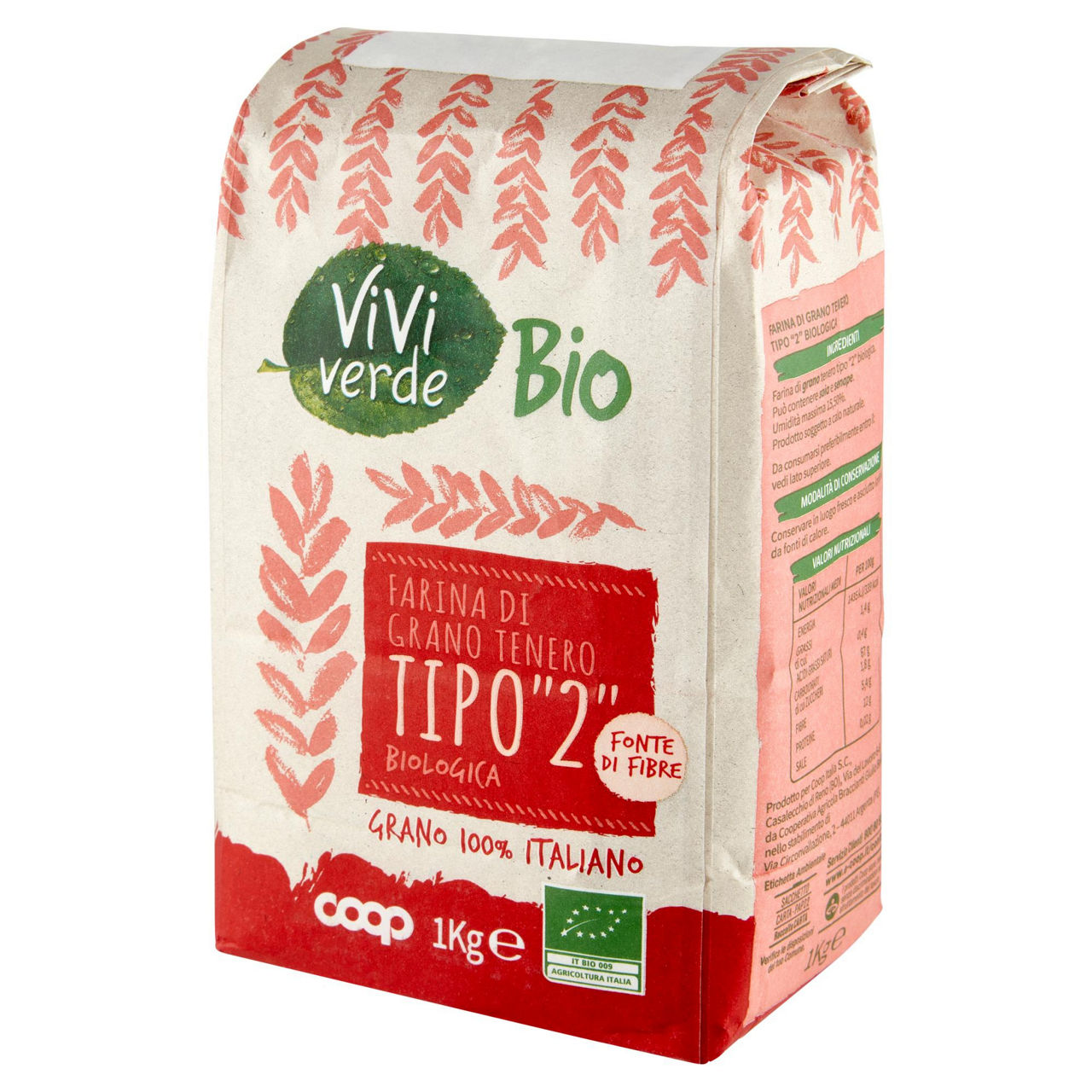 Farina di grano tenero tipo e biologico vivi verde 1kg - Immagine 41