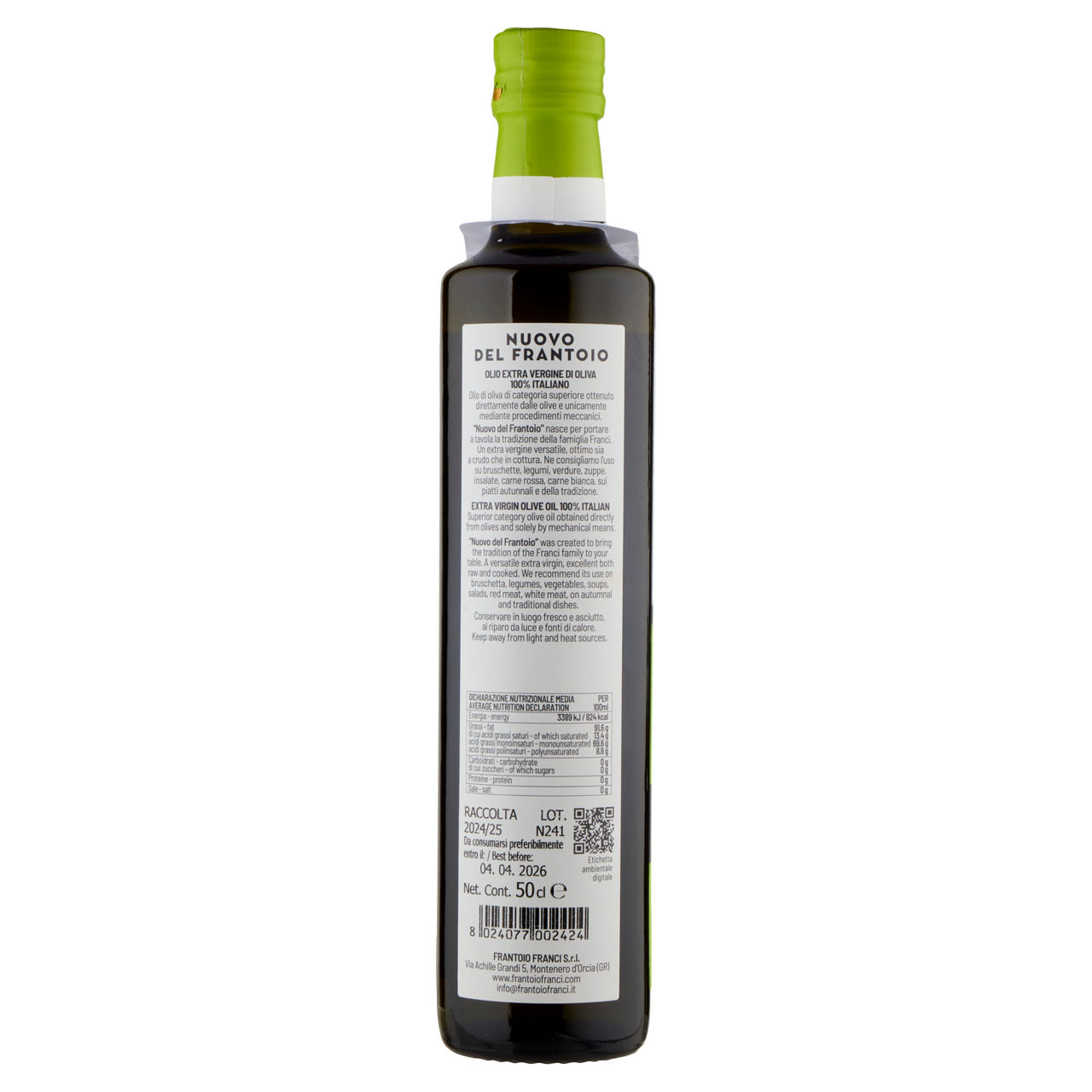Olio extra vergine di oliva nuovo raccolto 500 ml - Immagine 31