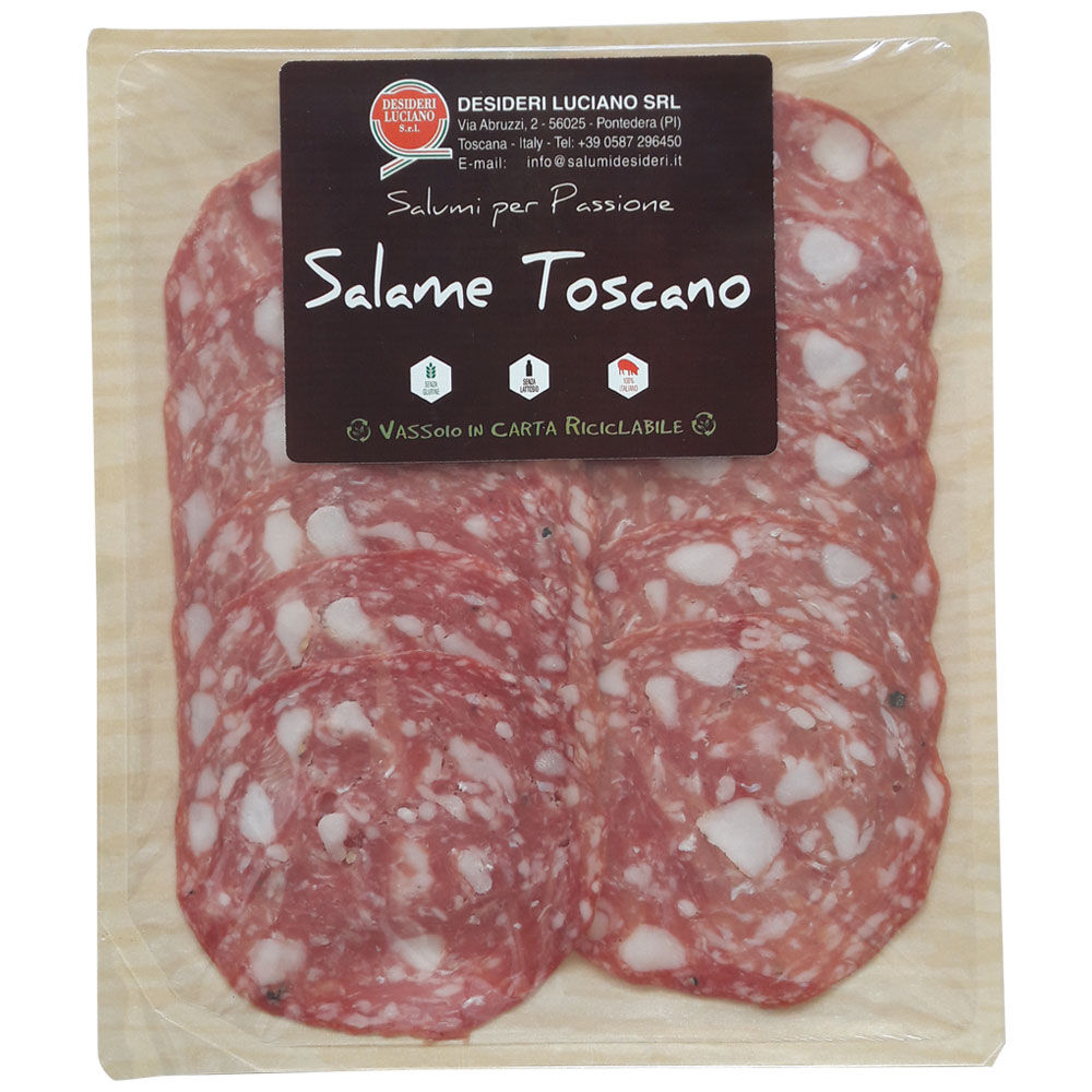 Salame Toscano affettato 90 gr