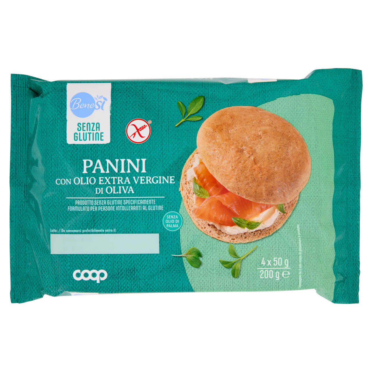 Panini con olio extravergine di oliva senza glutine 200 gr - Immagine 01