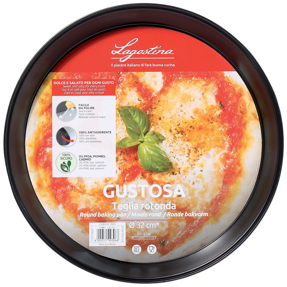 Teglia pizza rotonda 32 cm