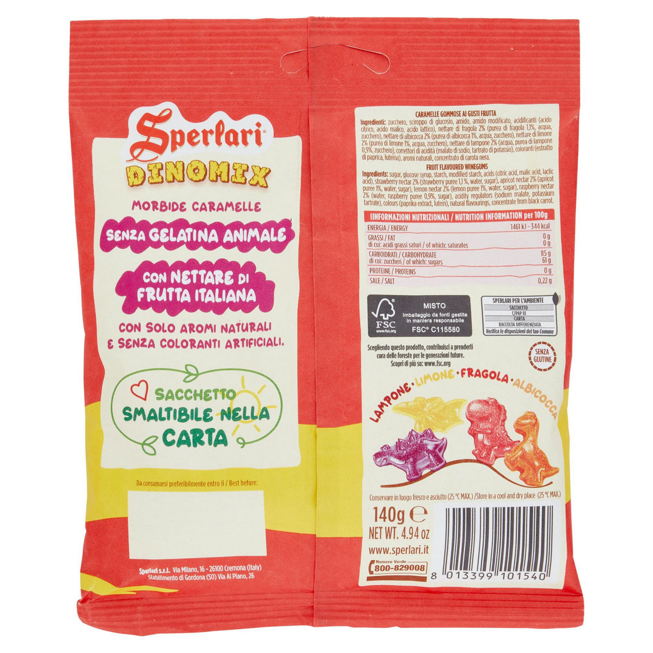 Caramelle morbide Dinomix 140 gr - Immagine 21