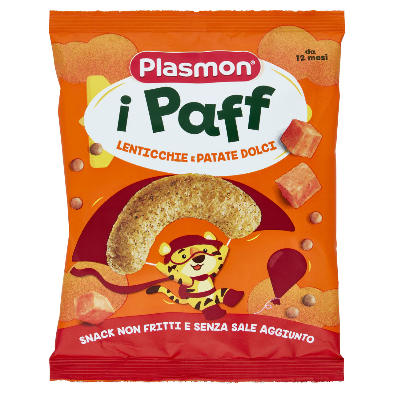 Snack i Paff dei bambini lenticchie e patate 15 gr - Immagine 01