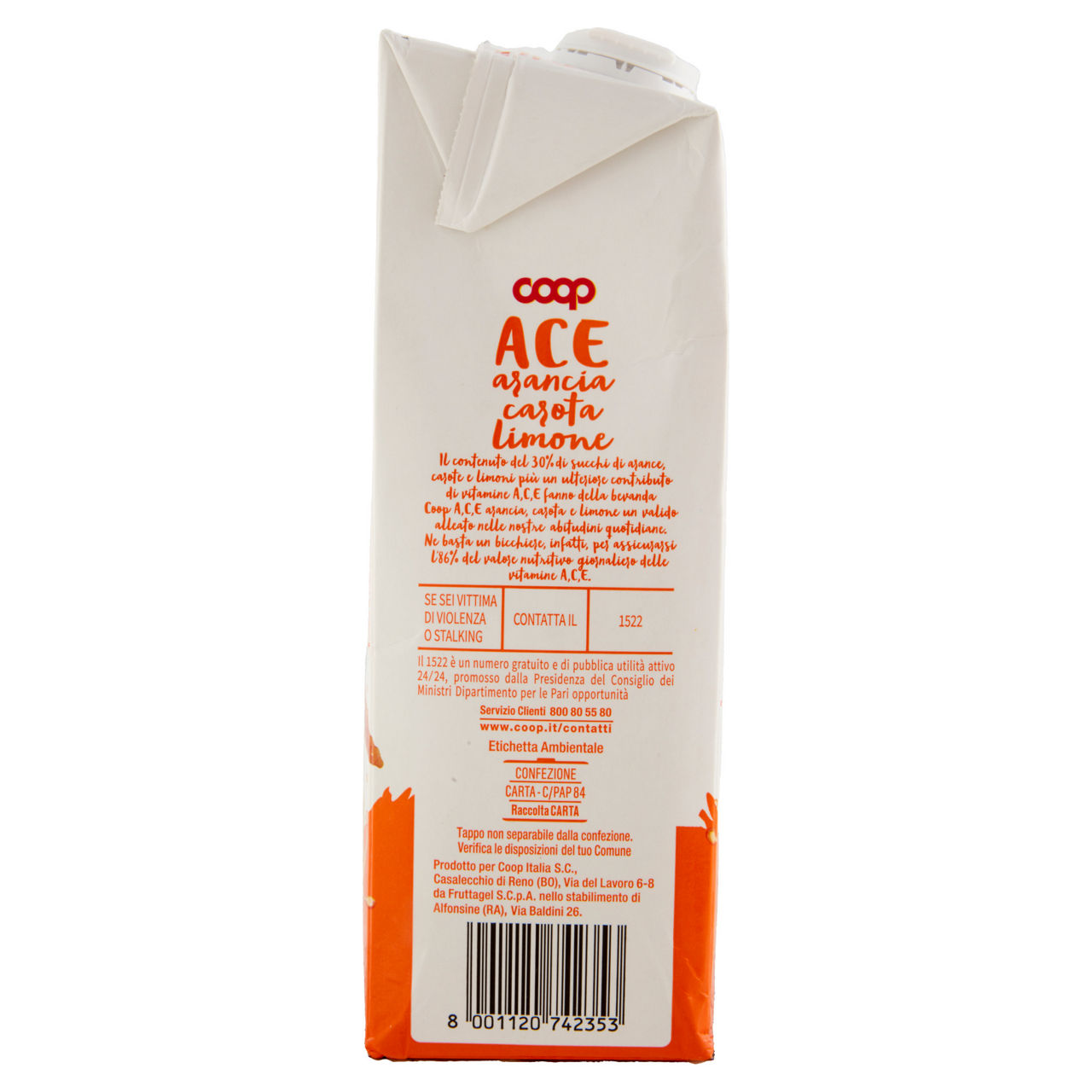 Succo a base di arancia carota e limone 1 lt - Immagine 21