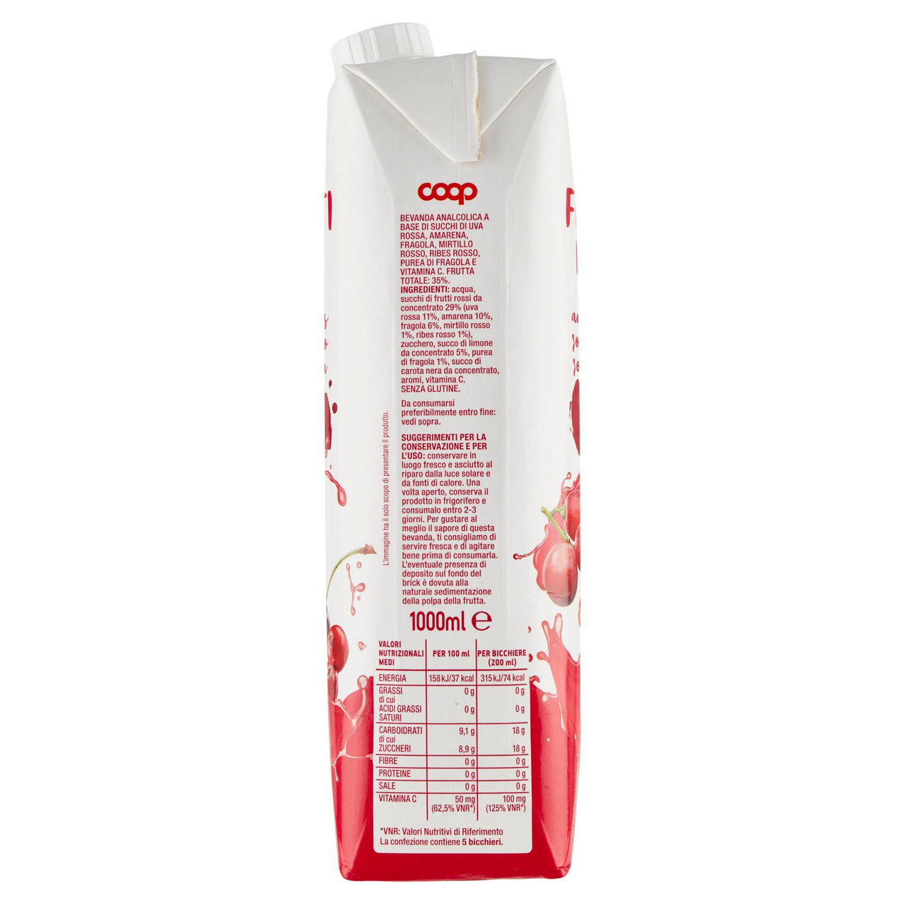 Succo a base di frutti rossi 1 lt - Immagine 21