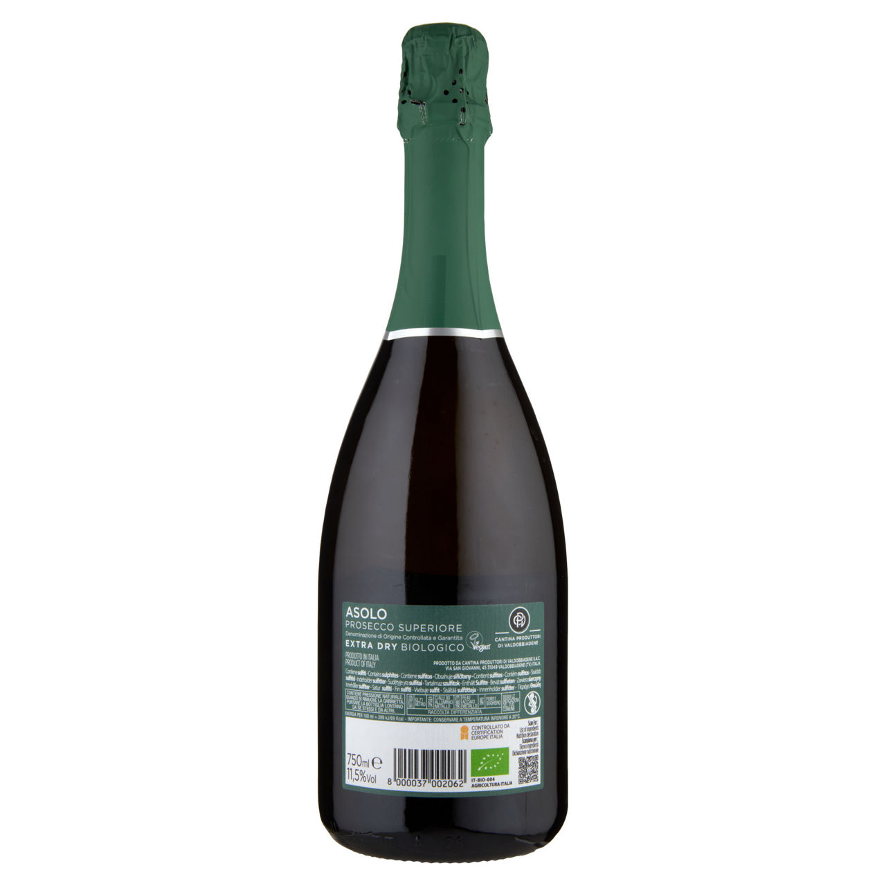 Vino bianco Asolo Prosecco Superiore DOCG Extra Dry bio 750 ml - Immagine 21