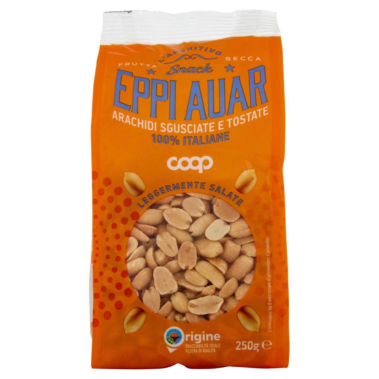Arachidi sgusciate e tostate 250 gr - Immagine 01