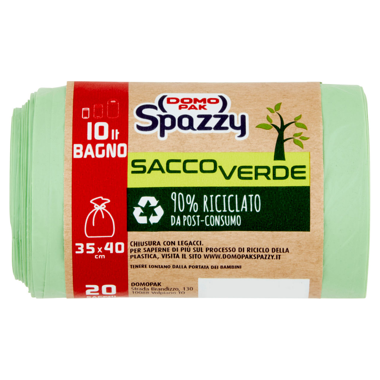 Sacchi nettezza bagno con legacci 10 lt 20 pz