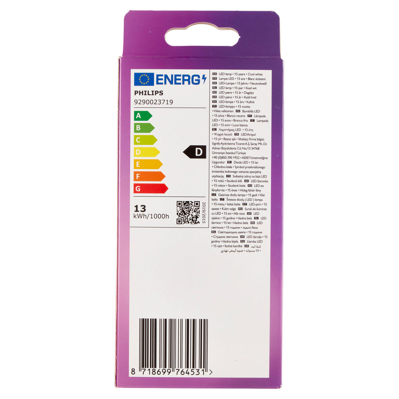 Led goccia vetro 120w e27 4000k non dim - Immagine 21