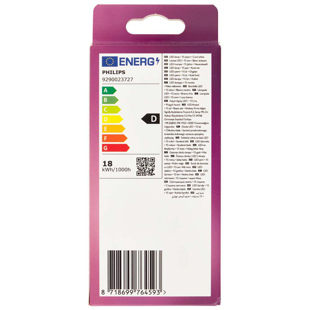 Led goccia vetro 150w e27 4000k non dim - Immagine 21
