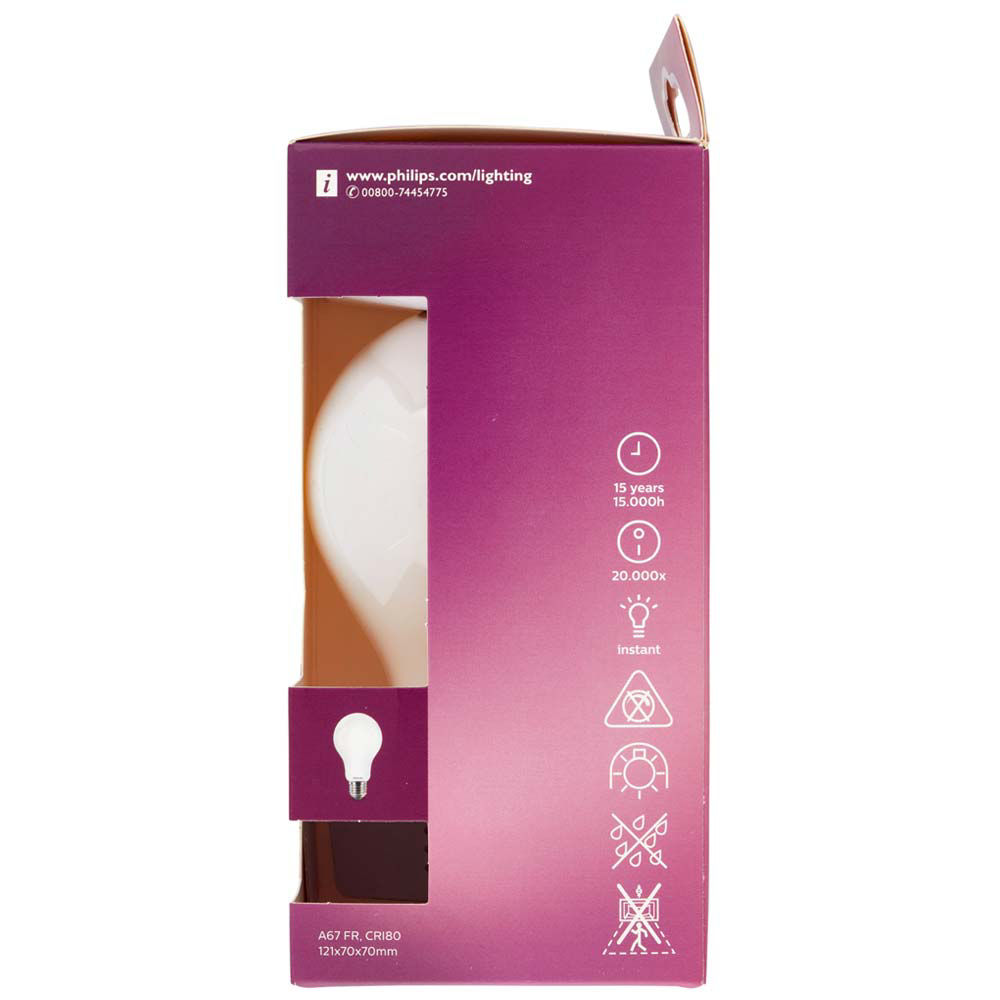 Led goccia vetro 150w e27 4000k non dim - Immagine 31
